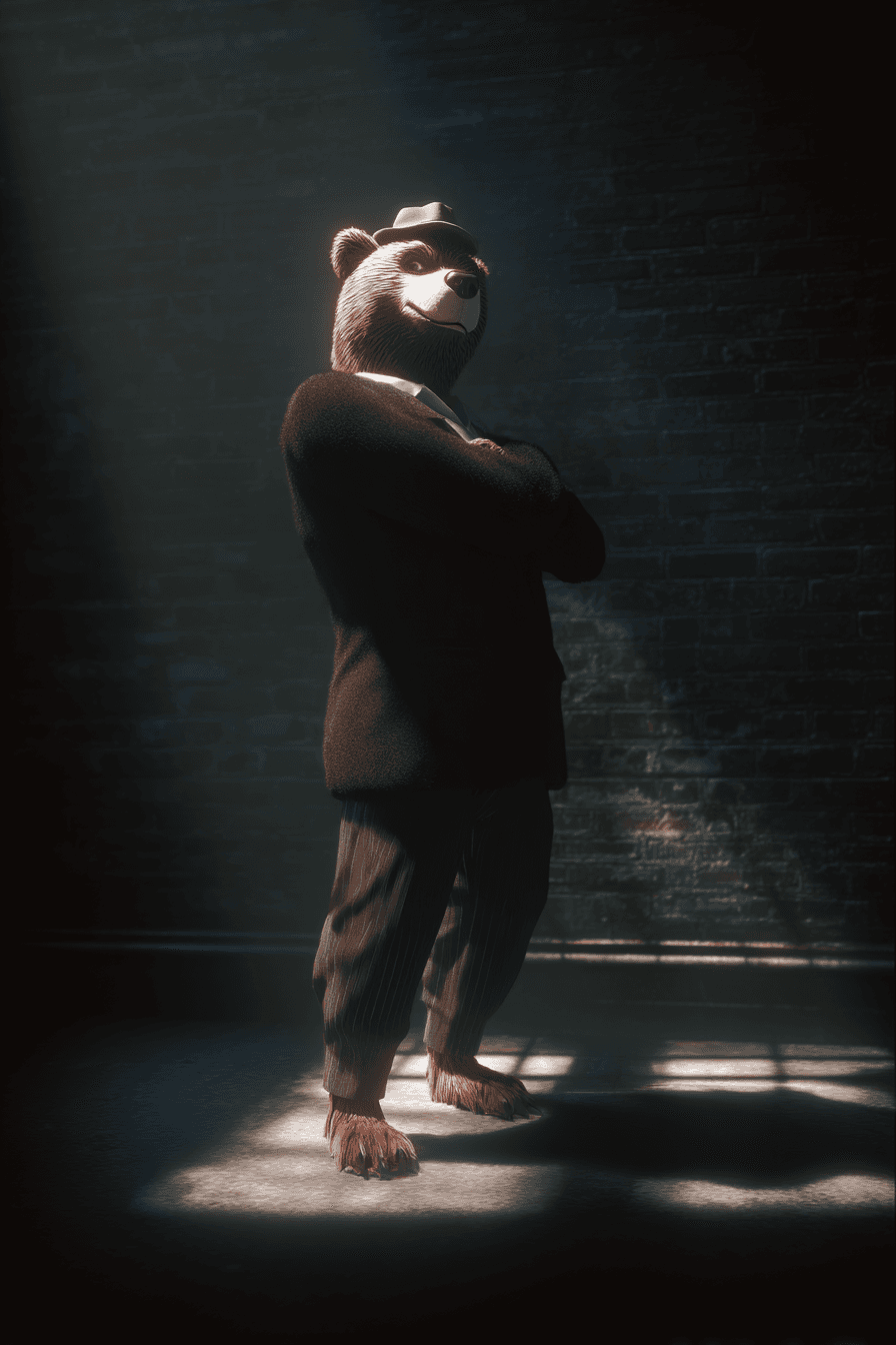 Mysterious example — Mysterious Bear in Film Noir (3/4)