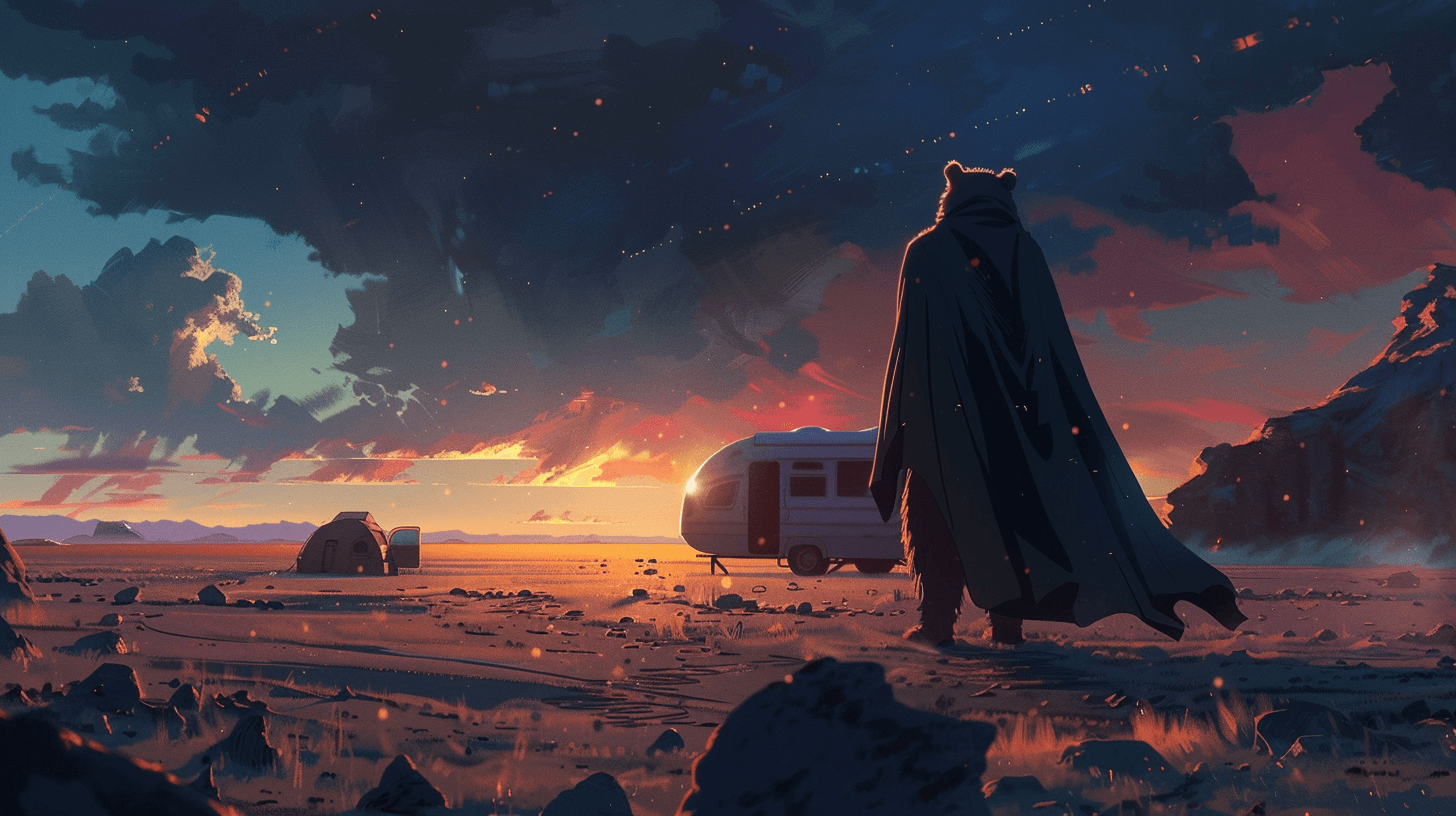 Anime example — The Sand Remembers in Anime Style (2/4)